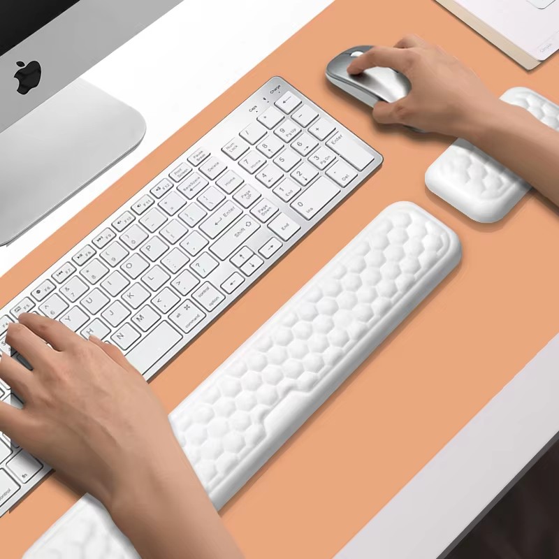 Keyboard Wrist Pad Leather - Ergonomic Wrist Rest Mousepad Keyboard Wrist