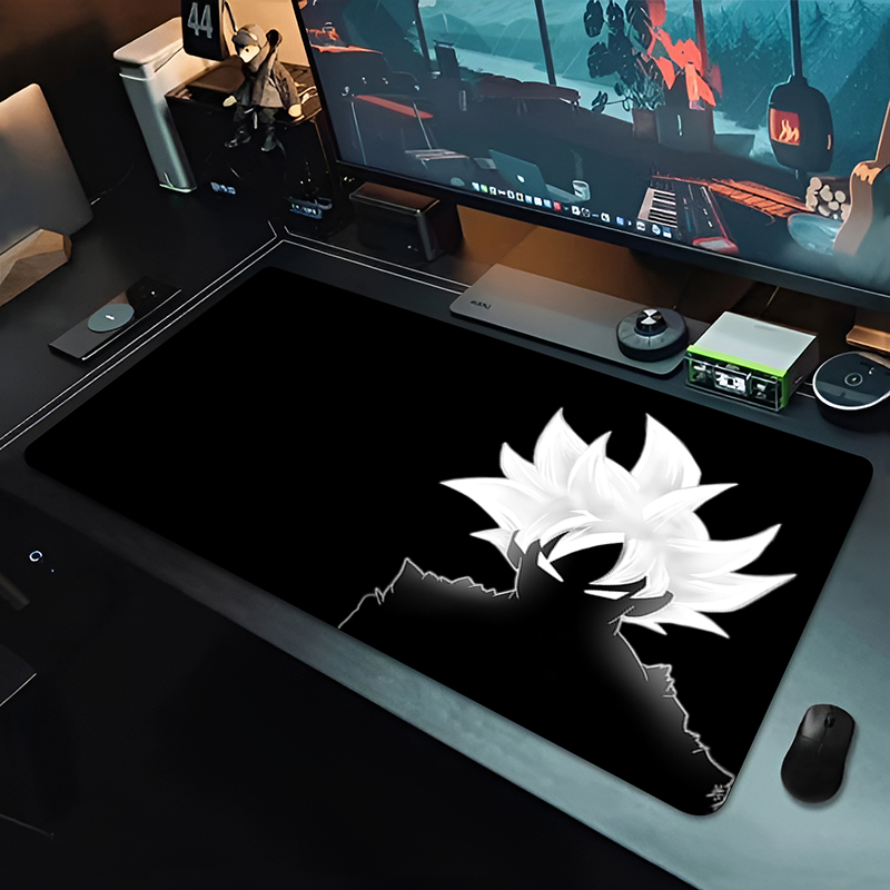 Tech Accessories Desk - DBZ Black Anime Mouse Pad Dragon