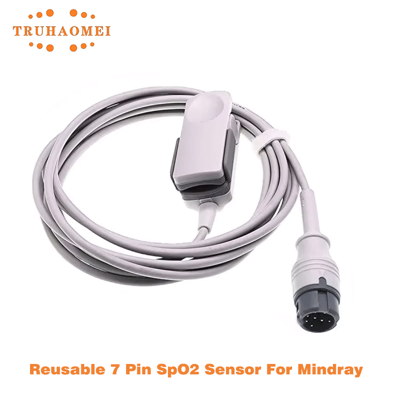 M Tech Accessories - 8 Pin Reusable SPO2 Sensor for