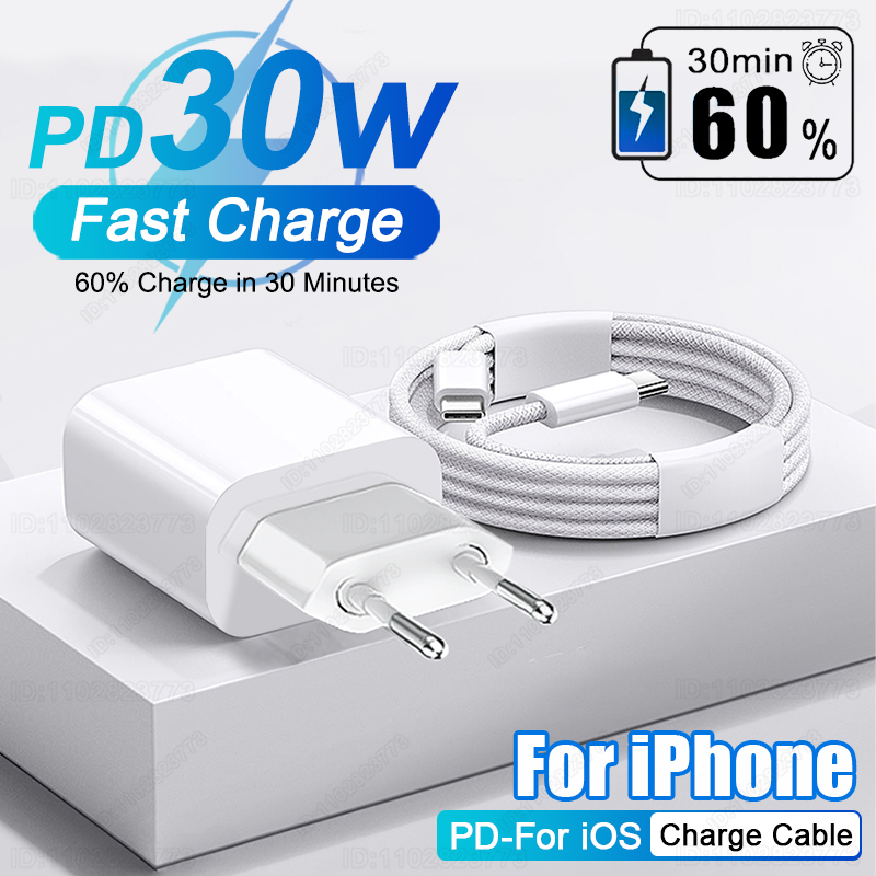 Tech Accessories Apple - PD 30W Fast Charger For iPhone