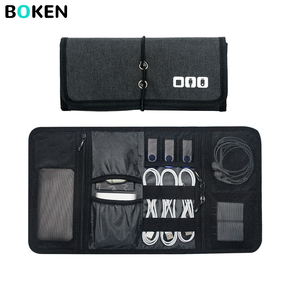 Tech Accessories Case - Tech Organizer Bag Cable Storage Case