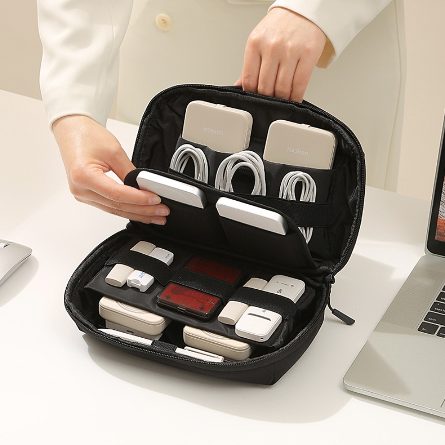 Tech Accessories Travel Case - Portable Travel Cord Organizer Electronic Storage