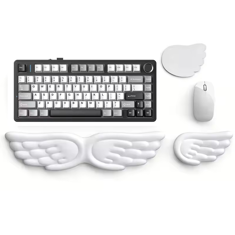 Keyboard Wrist Pad Leather - Mechanical Keyboard Mouse Wrist Rest Angel