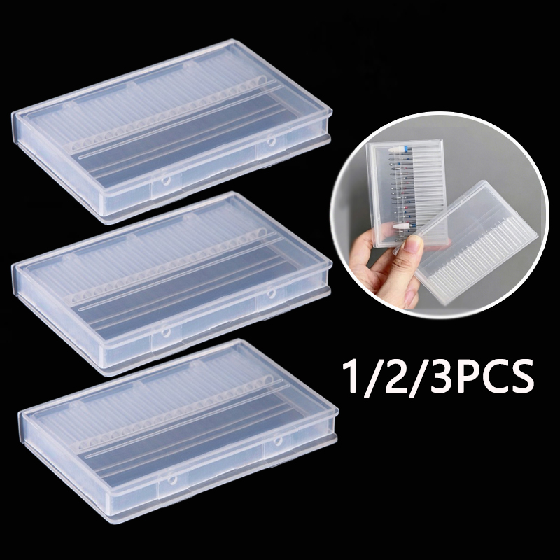 Tech Computer Accessories - 1/2/3PCS 20 Slots Clear Nail Drill