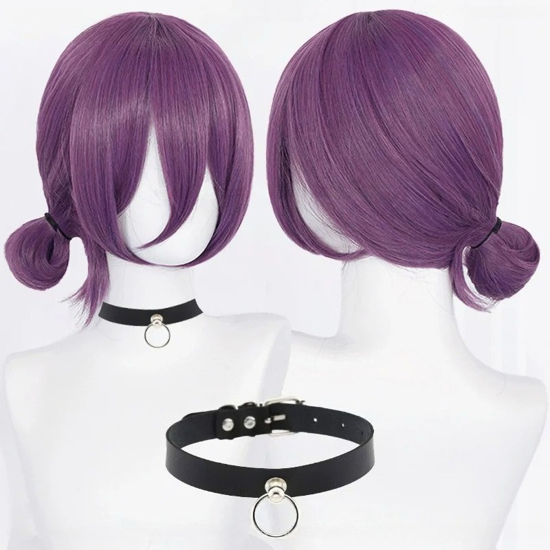 Tech Accessories For Women - Anime Reze Cosplay Wig 45cm Purple