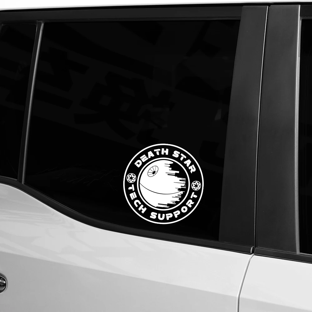 Tech Accessories For Laptop - Car Sticker Space Wars Death Star