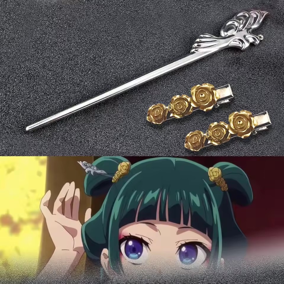 Tech Accessories For Women - Apothecary Diaries Alloy Hairpins Anime Cosplay