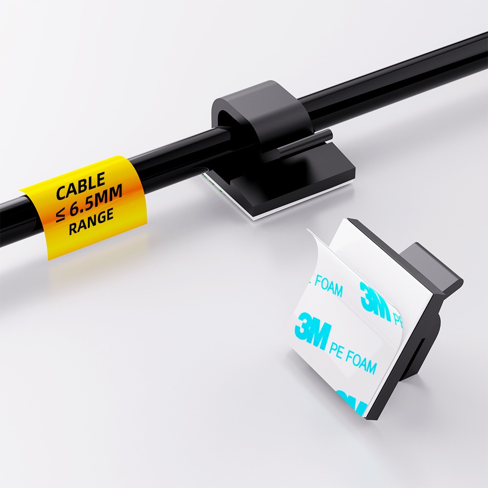 R Shape Transparent Plastic Ca - đánh giá và giá Desk Cable Clip