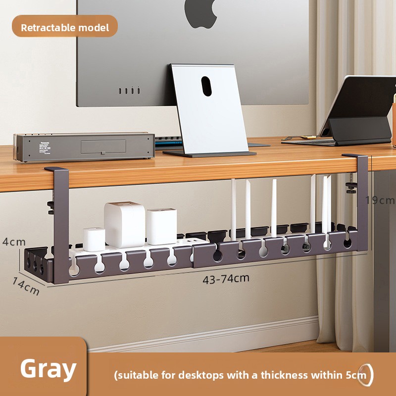 Retractable No Drill Clamp On  - đánh giá và giá Desk Cable Clip