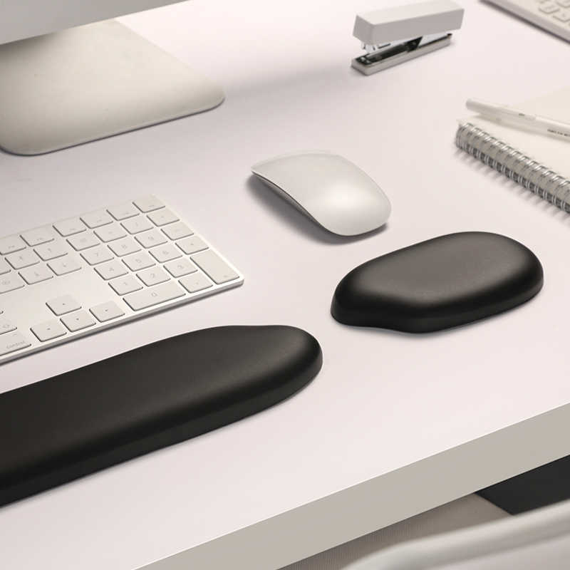 Rice Silicone Wrist Mouse Pad  - đánh giá và giá Keyboard Wrist Pad Leather