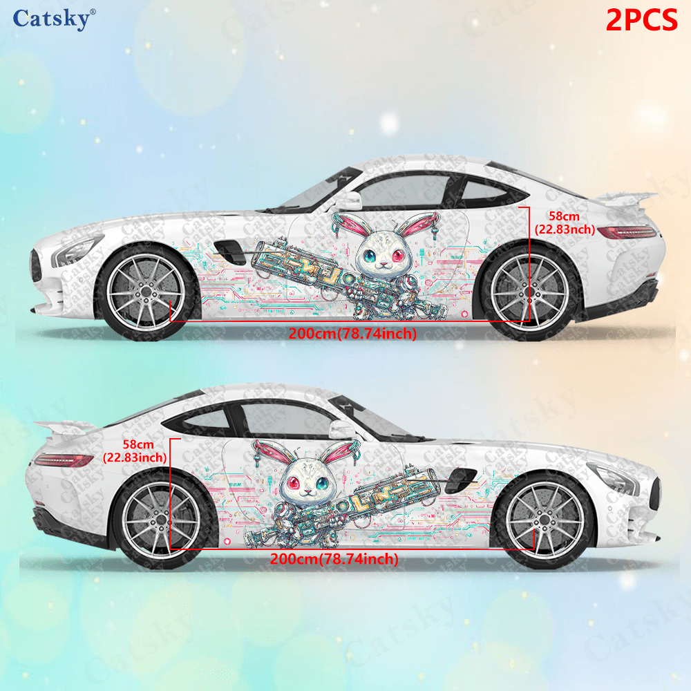 2pcs Cyberpunk Line Tech Bunny - đánh giá và giá I Tech Accessories