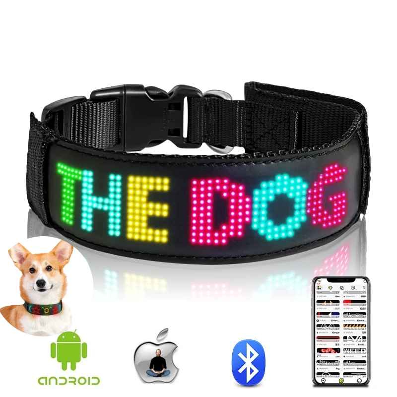 Multicolor Pet LED Dog Collars - đánh giá và giá Tech Dog Accessories