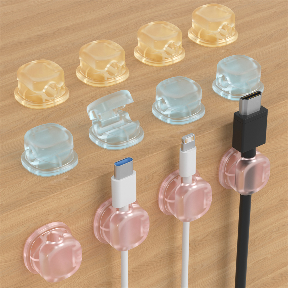 3 Transparent Color Magnetic C - đánh giá và giá Desk Cable Clip