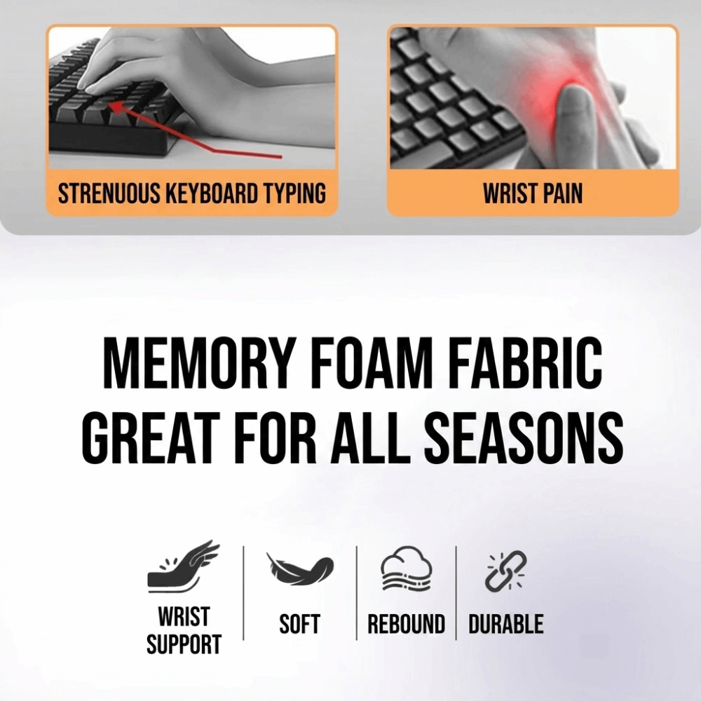 Easy Typing Non-Slip Ergonomic - đánh giá và giá Keyboard Wrist Pad Leather