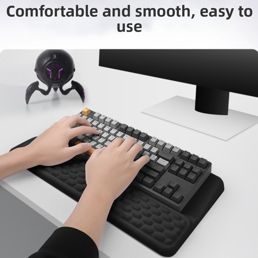 Easy Typing Non-Slip Ergonomic - đánh giá và giá Keyboard Wrist Pad Leather