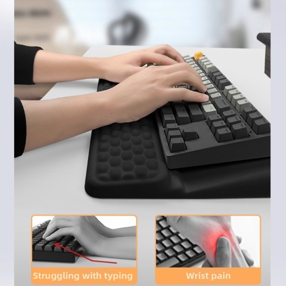 Easy Typing Non-Slip Ergonomic - đánh giá và giá Keyboard Wrist Pad Leather