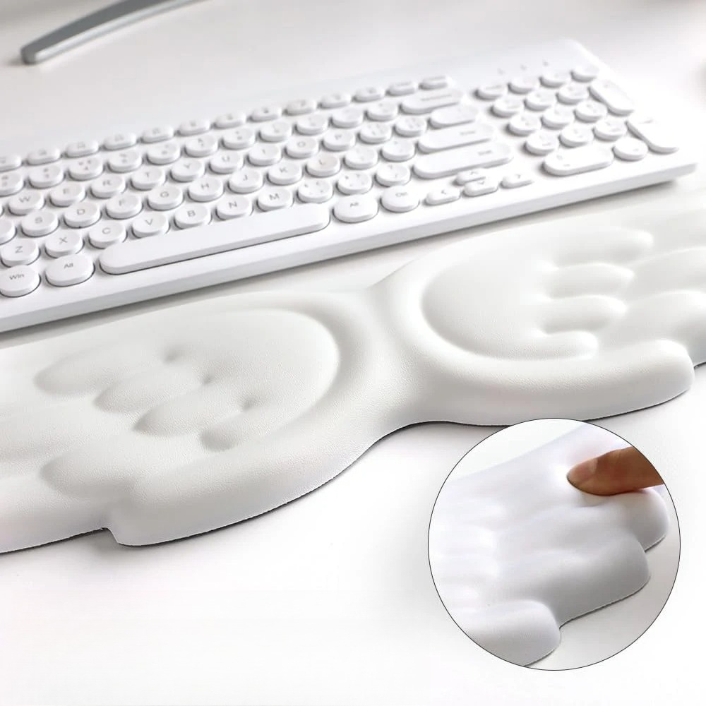 Mousepad Ergonomic Angel Keybo - đánh giá và giá Keyboard Wrist Pad Leather