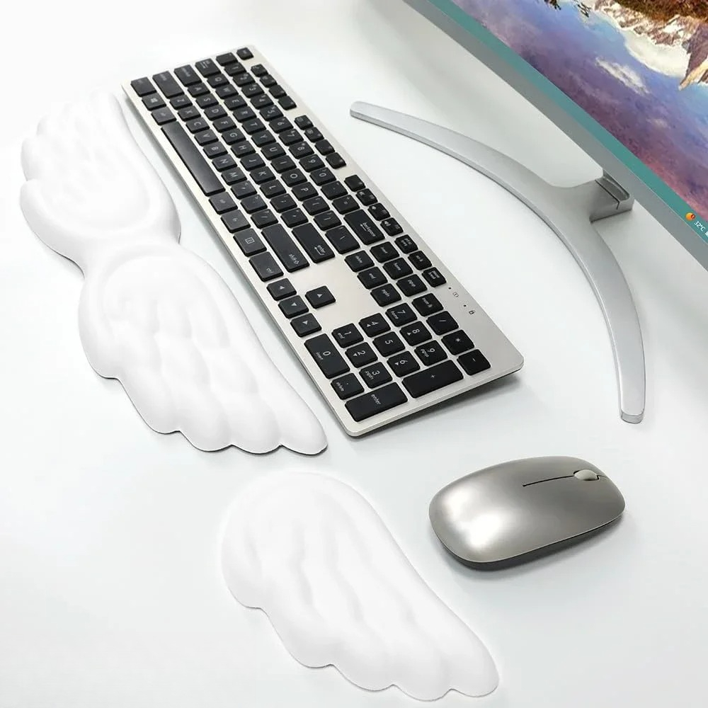 Mousepad Ergonomic Angel Keybo - đánh giá và giá Keyboard Wrist Pad Leather
