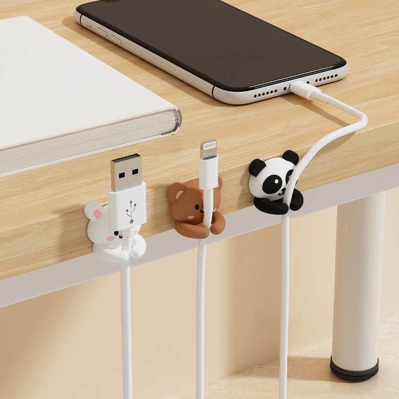 Cute Cartoon Desktop Cable Org - đánh giá và giá Desk Cable Clip