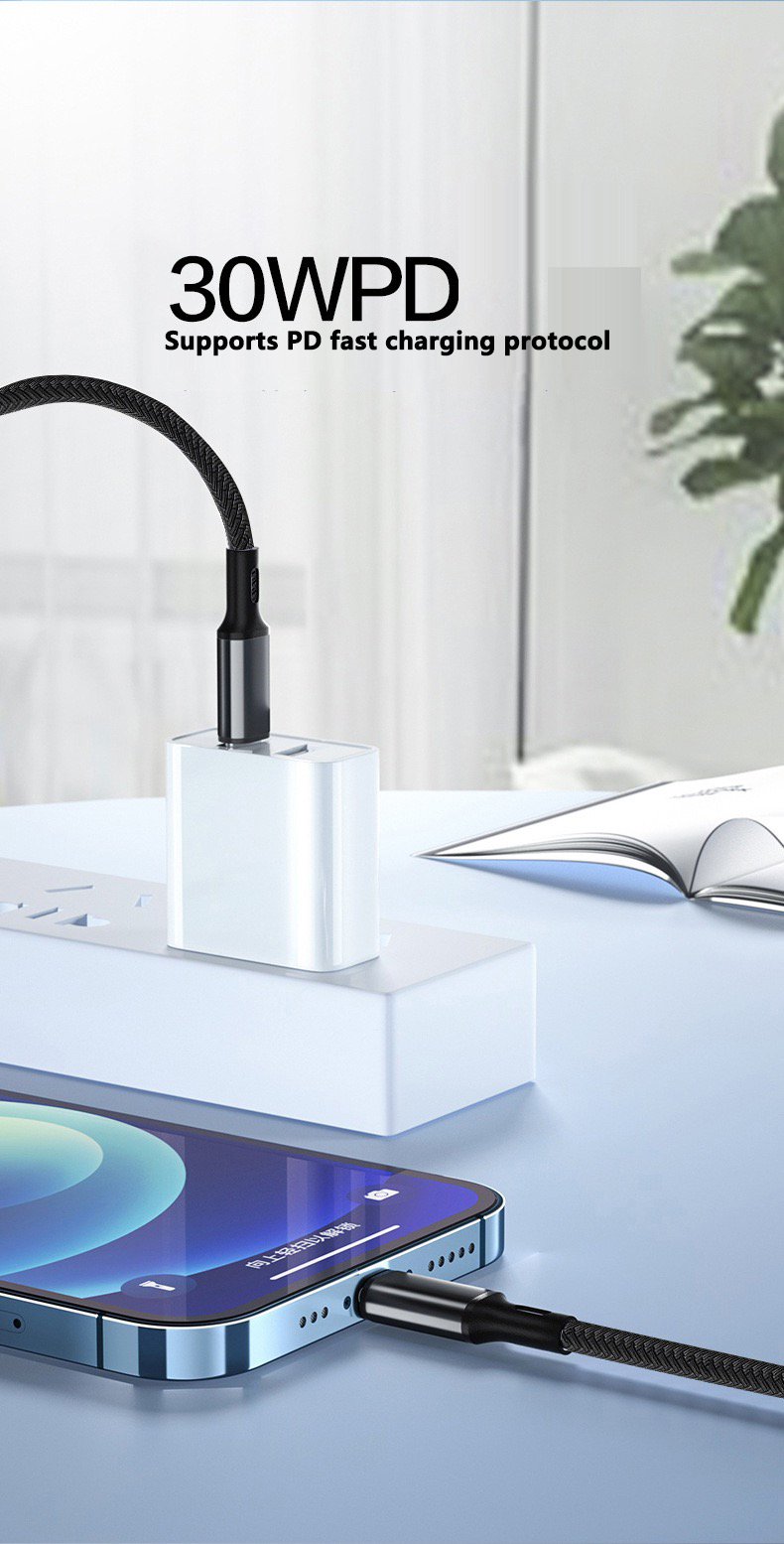 PD 30W USB Cable For iPhone 14 - đánh giá và giá Tech Accessories Apple