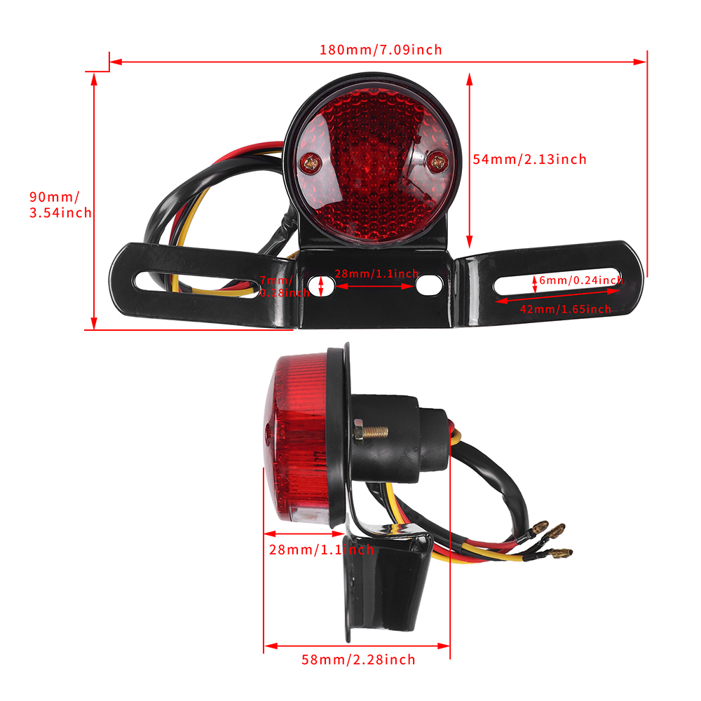 12V Halogen Moto Rear Lights M - đánh giá và giá Tech Computer Accessories