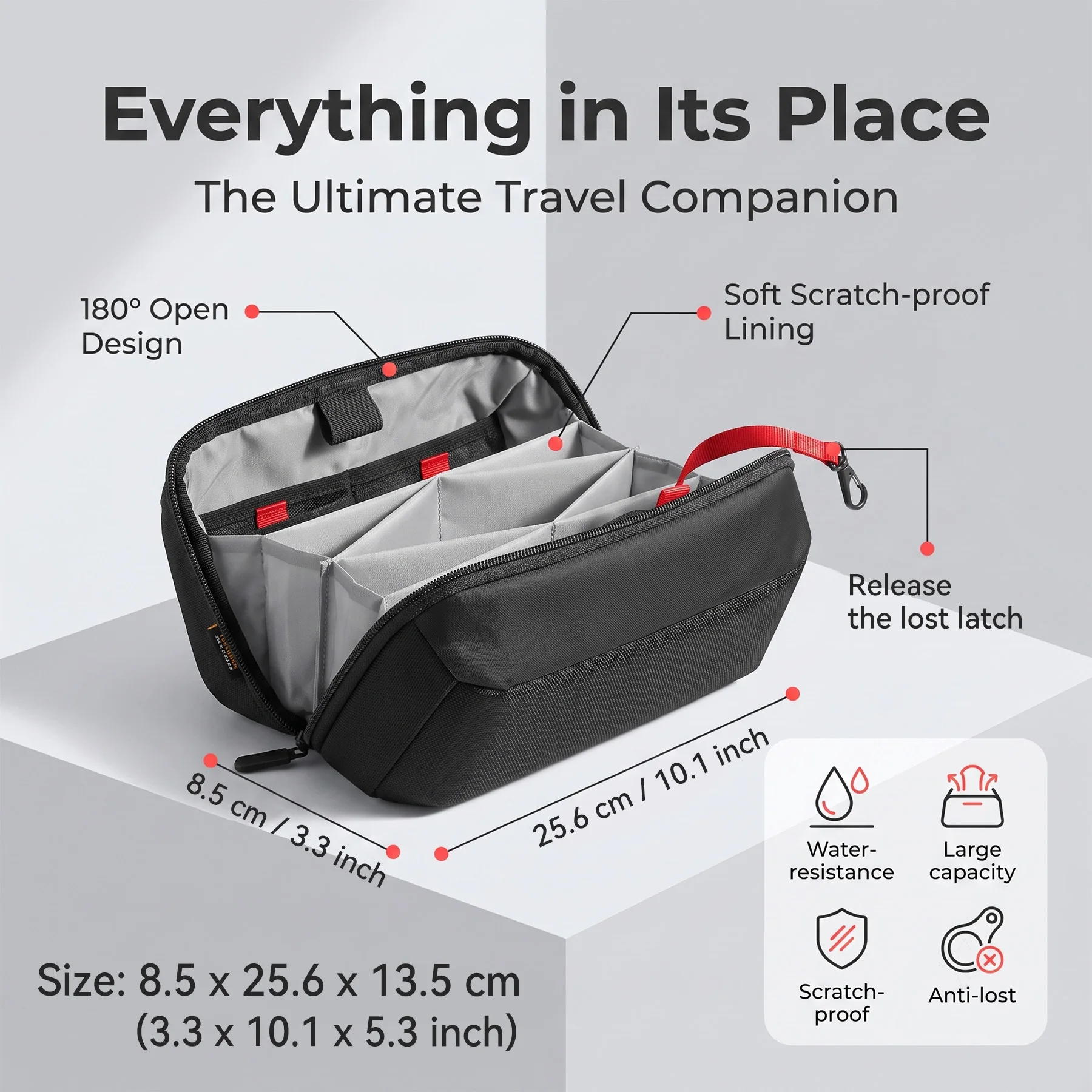 Travel Tech Organizer Pouch, W - đánh giá và giá Tech Accessories Case