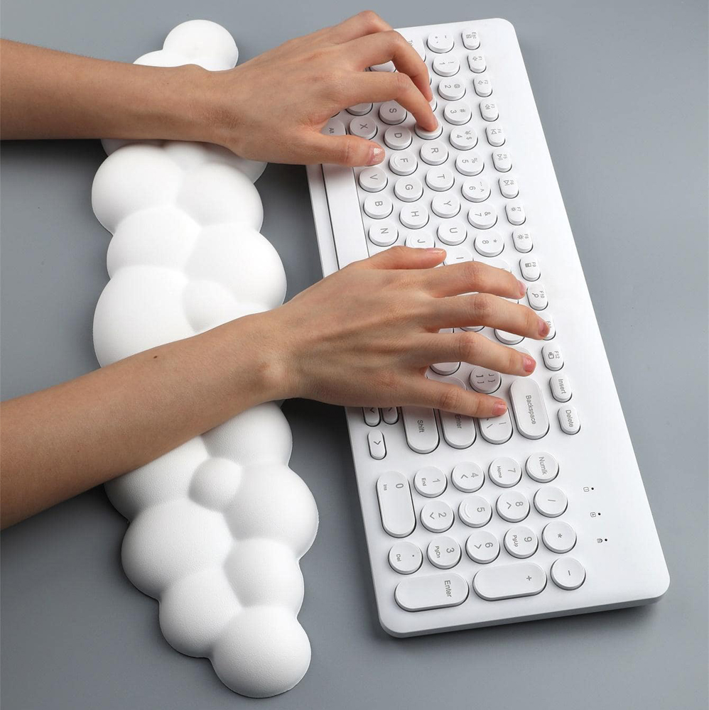 Mouse Pad with Wrist Rest Keyb - đánh giá và giá Keyboard Wrist Pad Leather