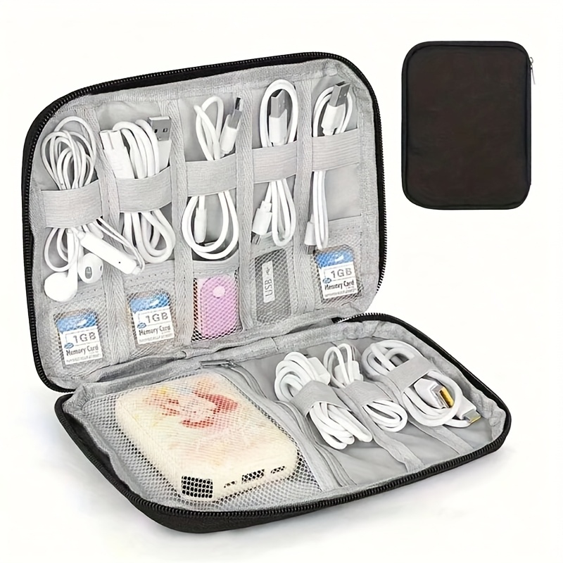 1pc Travel Cable Organizer Cas - đánh giá và giá Tech Accessories Travel Case