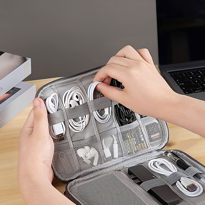 1pc Travel Cable Organizer Cas - đánh giá và giá Tech Accessories Travel Case