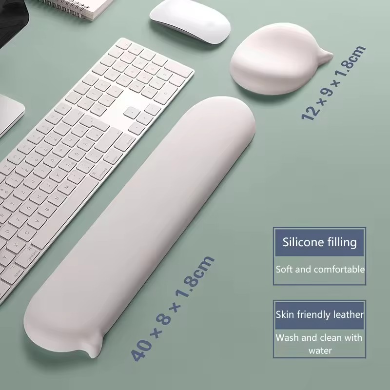Mousepad Silicone Wrist Rest S - đánh giá và giá Keyboard Wrist Pad Leather