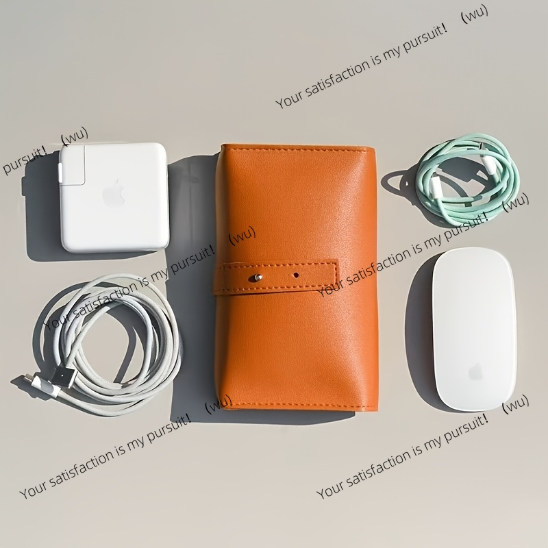 1pc PU Leather Multi-Compartme - đánh giá và giá Tech Accessories Travel Case