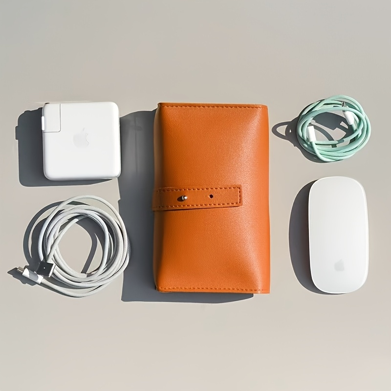 1pc PU Leather Multi-Compartme - đánh giá và giá Tech Accessories Travel Case