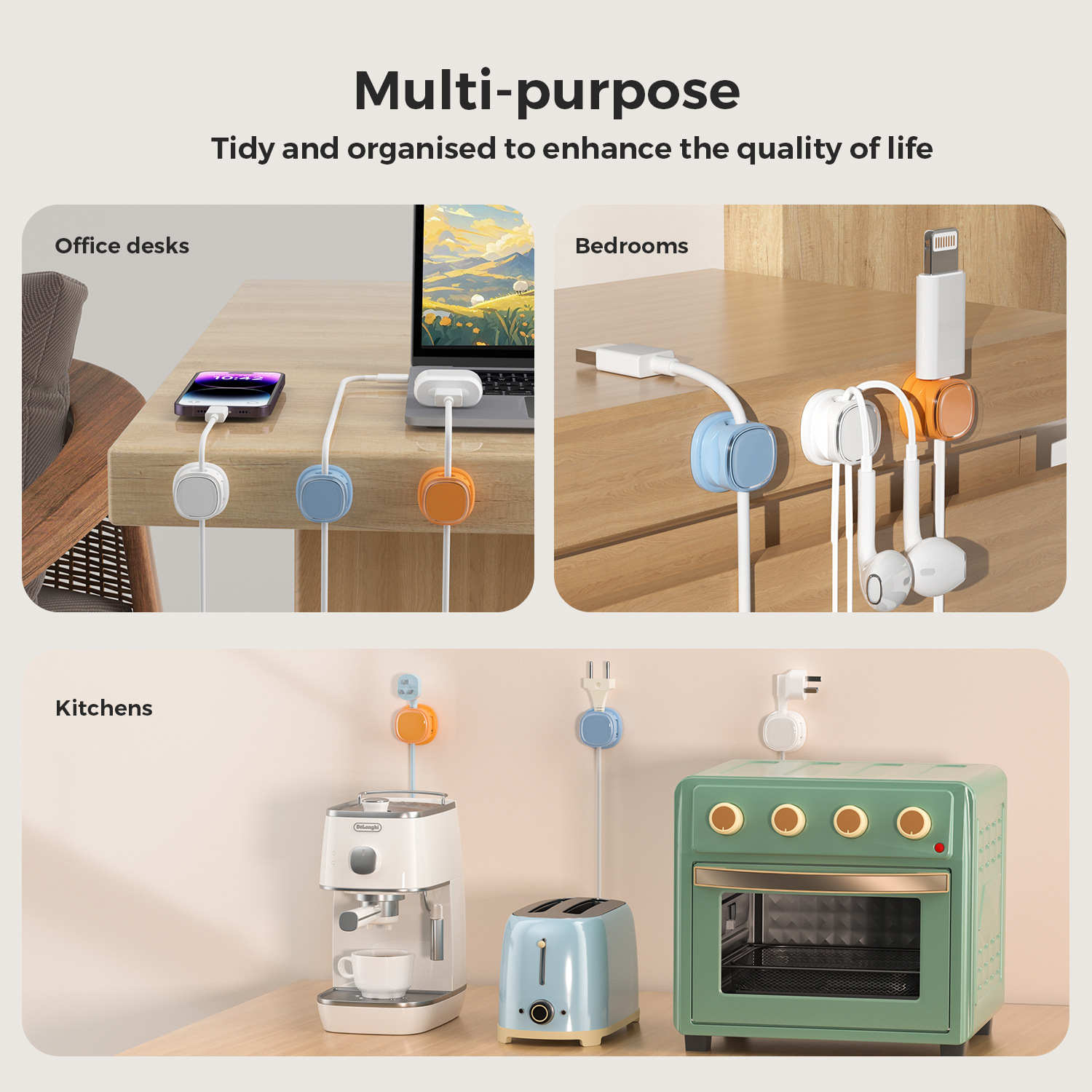 adhesive cable organizer Cable - đánh giá và giá Desk Cable Clip