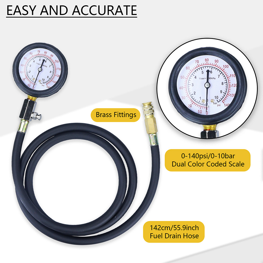 Oil Pressure Tester Kit 0-140p - đánh giá và giá Tech Accessories Case
