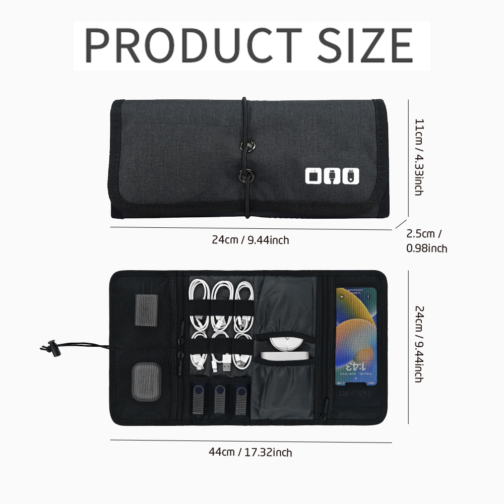 Tech Organizer Bag Cable Stora - đánh giá và giá Tech Accessories Case
