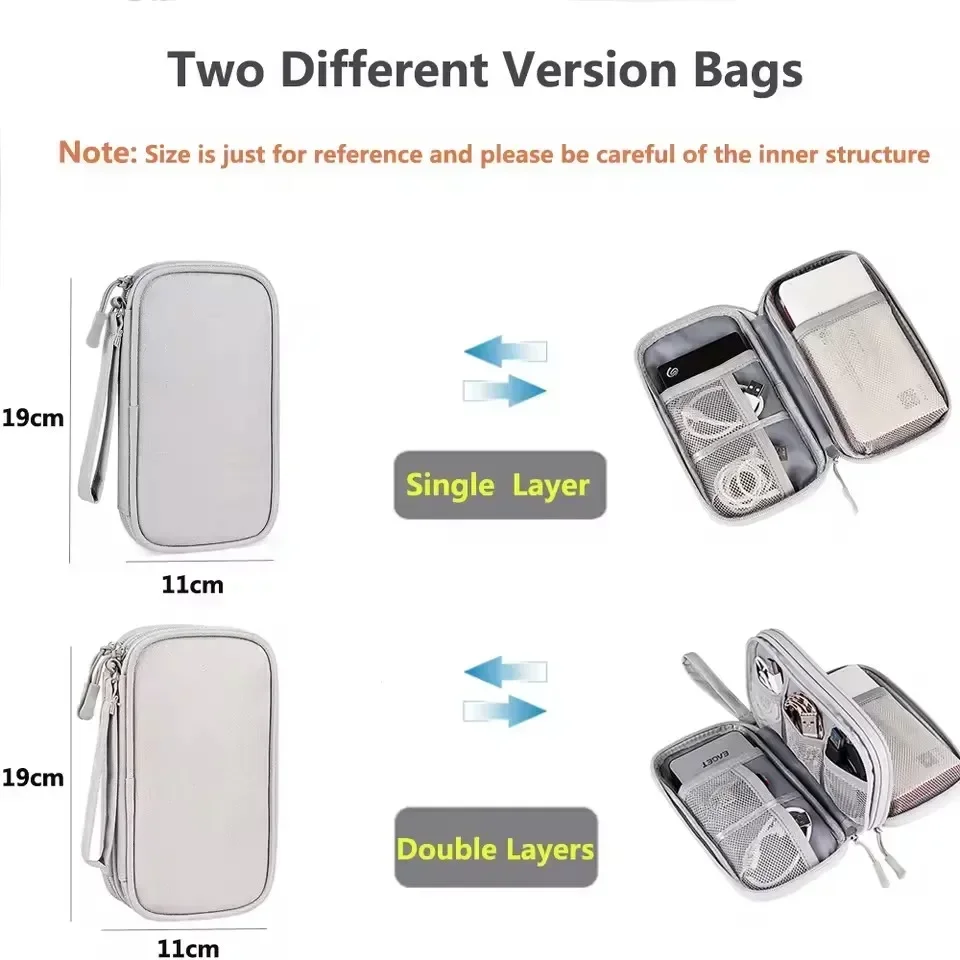 Travel Cable Bag Portable Digi - đánh giá và giá Tech Accessories Case