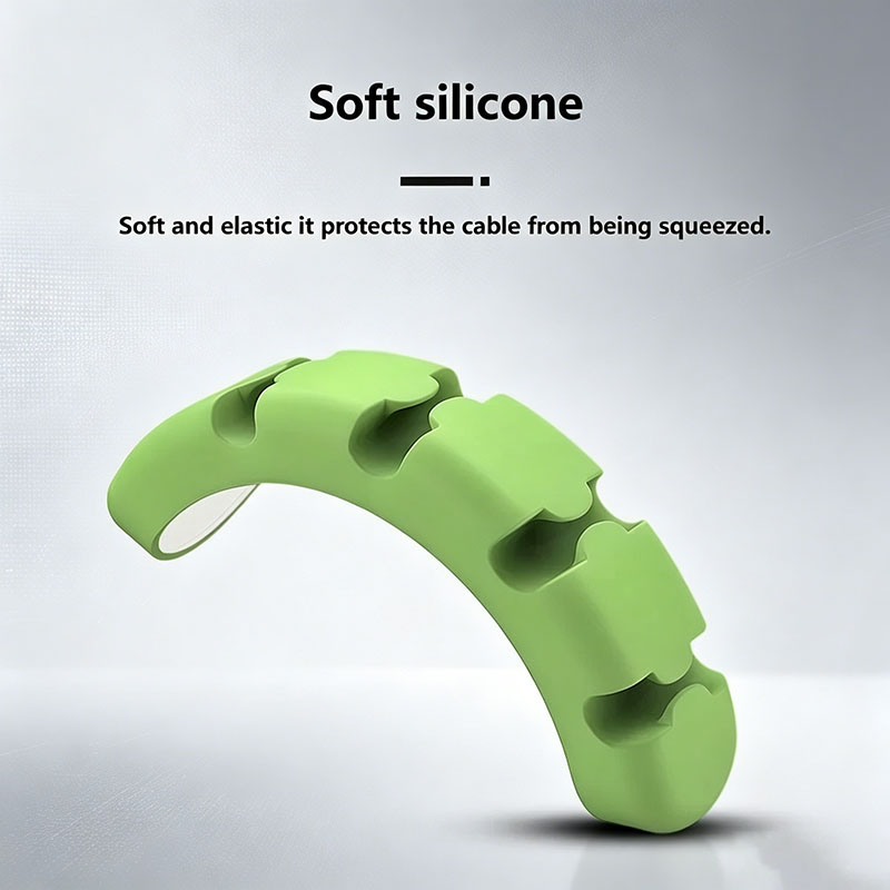 Silicone Cable Organizer Self  - đánh giá và giá Desk Cable Clip