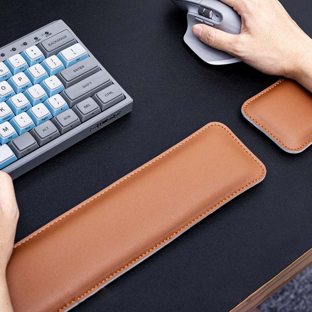 Portable Leather Mouse Pad Lar - đánh giá và giá Keyboard Wrist Pad Leather
