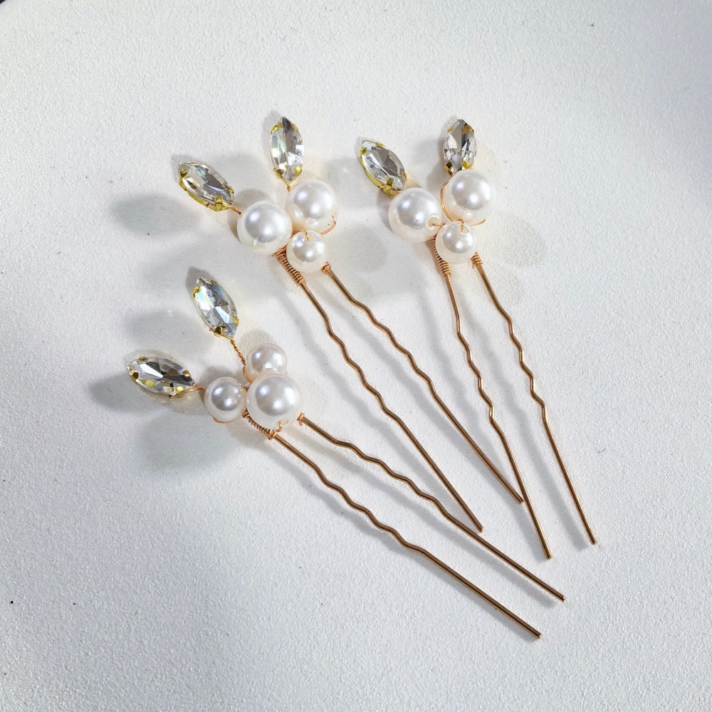 Pearl Crystal Hair Pins Comb S - đánh giá và giá Tech Accessories For Women