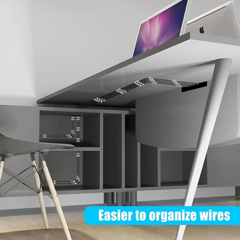 Wire Holder Wall Cable Clips S - đánh giá và giá Desk Cable Clip