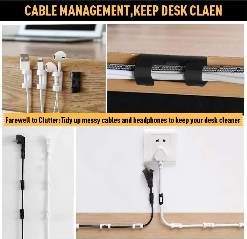 Wire Holder Wall Cable Clips S - đánh giá và giá Desk Cable Clip