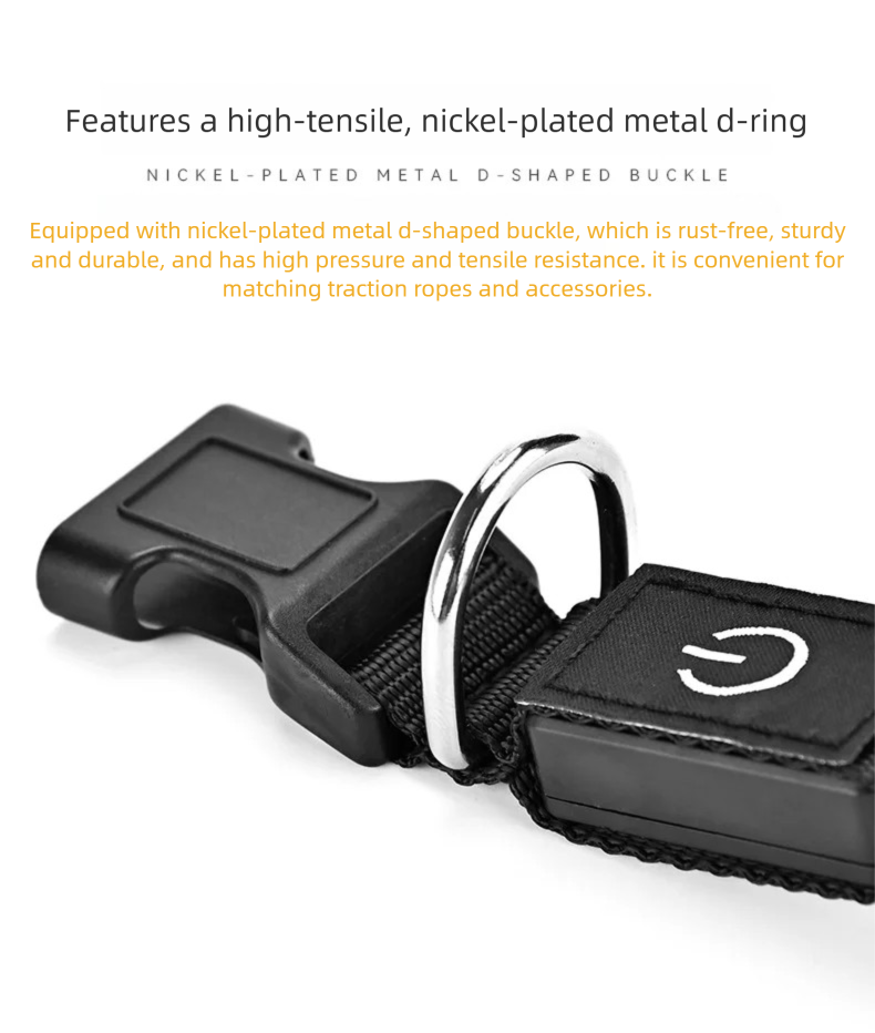 LED Dog Collar USB Rechargeabl - đánh giá và giá Tech Dog Accessories