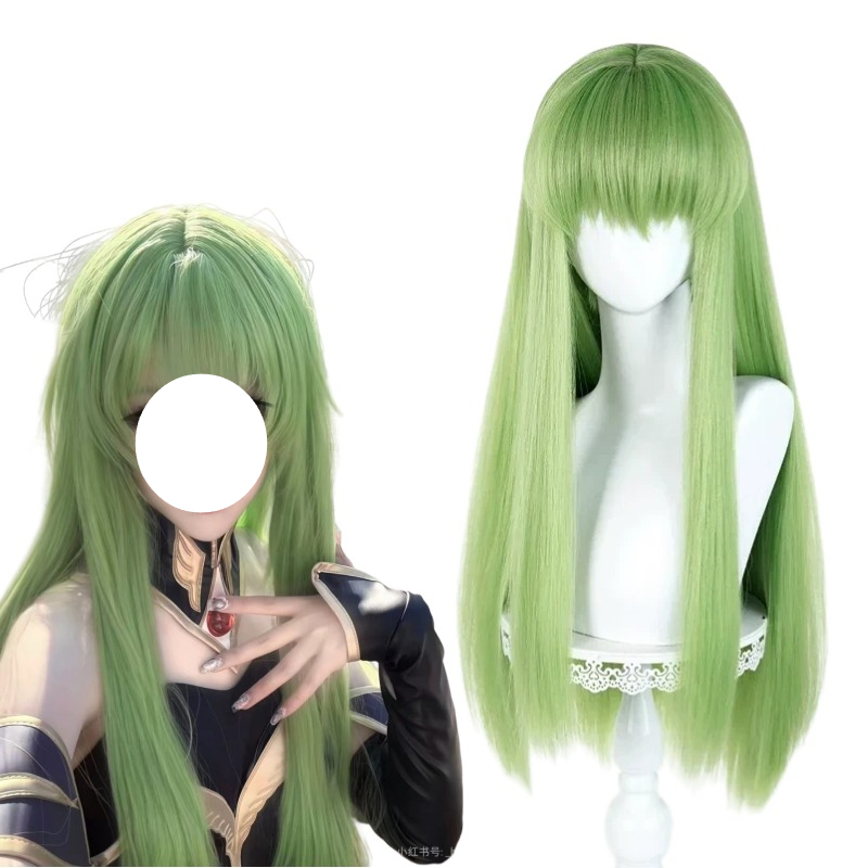 Anime CC Cosplay Green Wig Lon - đánh giá và giá Tech Accessories For Women