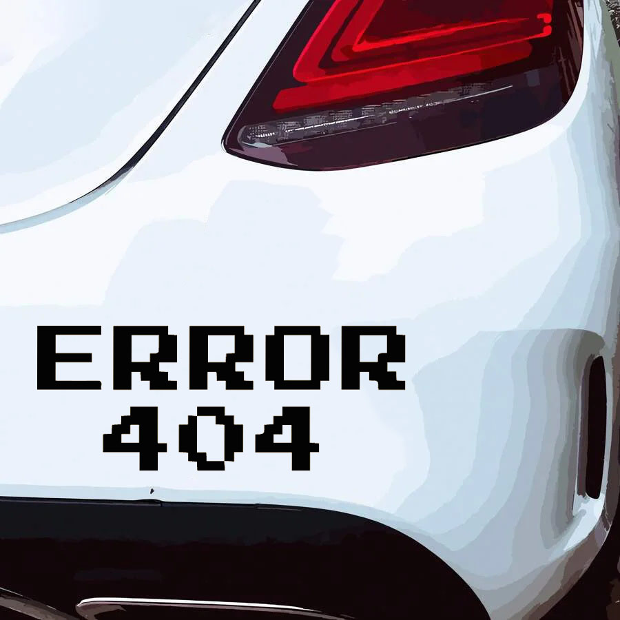 Error 404 Pixel Font Car Stick - đánh giá và giá Tech Accessories For Laptop