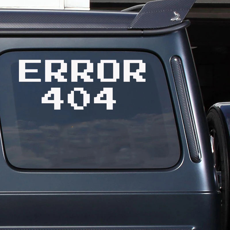 Error 404 Pixel Font Car Stick - đánh giá và giá Tech Accessories For Laptop